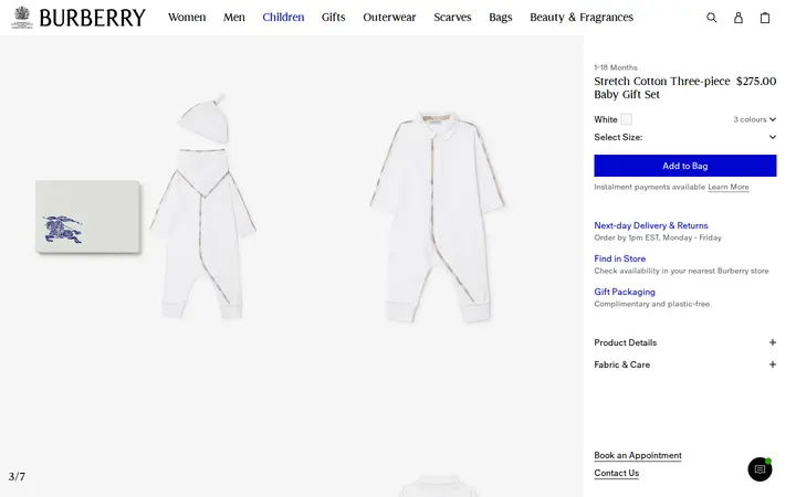 /stretch-cotton-three-piece-baby-gift-set-p81006911 — Burberry