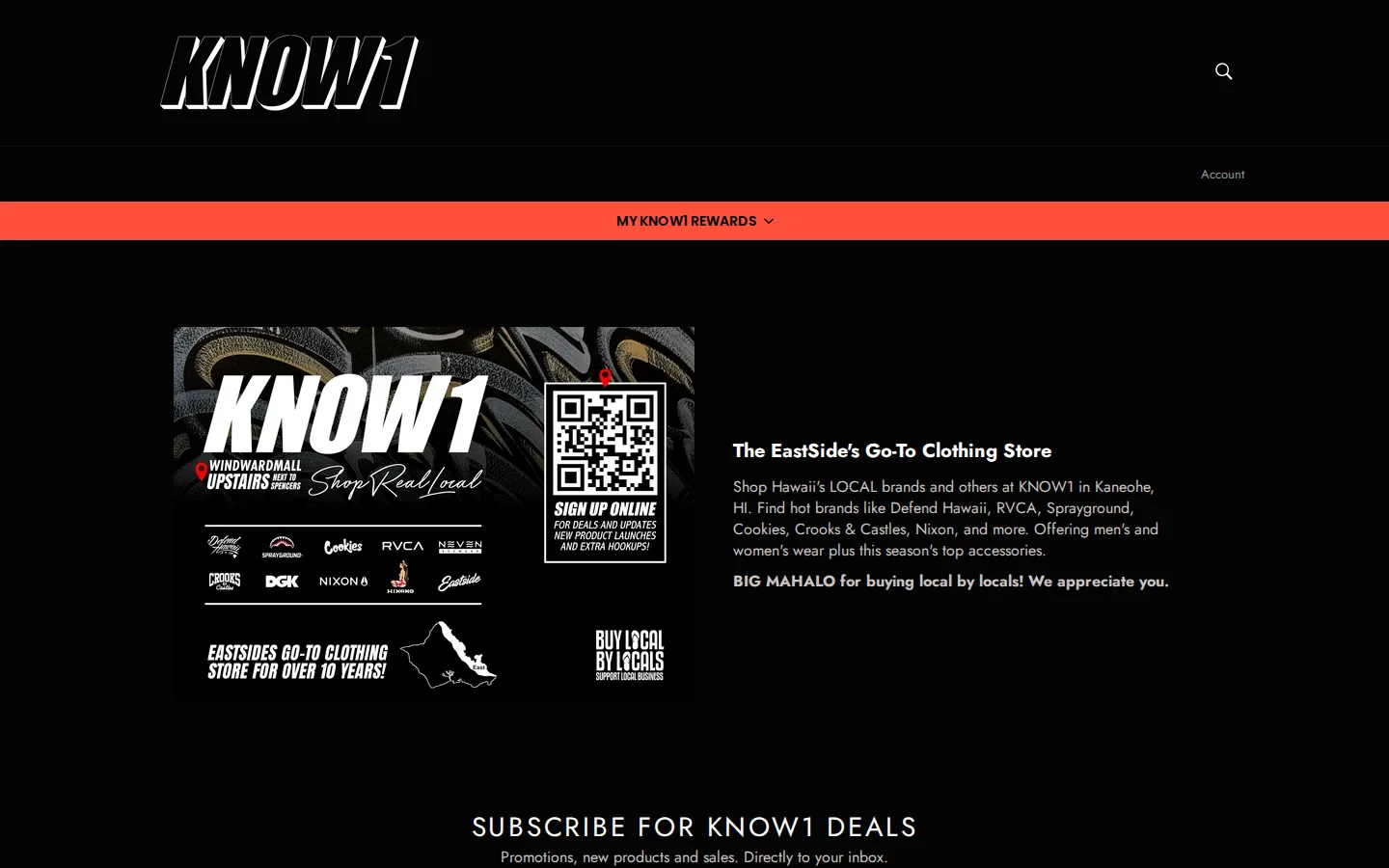 Captured website of KNOW1