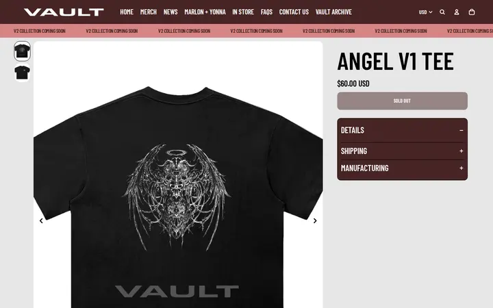 /products/angel-v1-tee — The Hawaii Vault