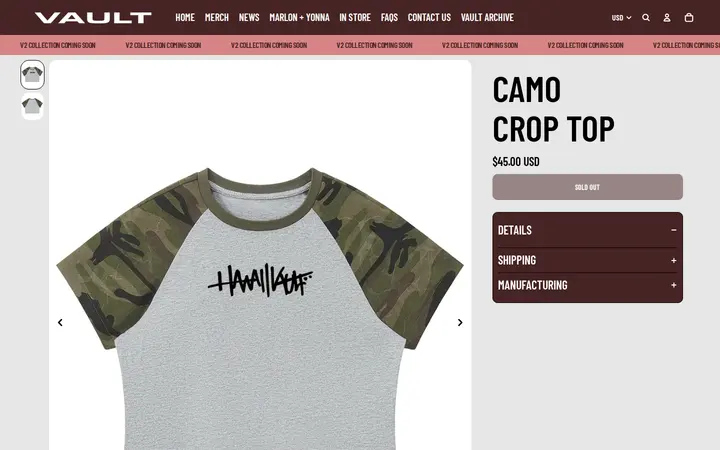 /products/camo-crop-top — The Hawaii Vault