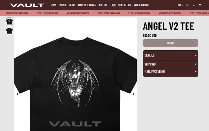 /products/angel-v2-tee — The Hawaii Vault