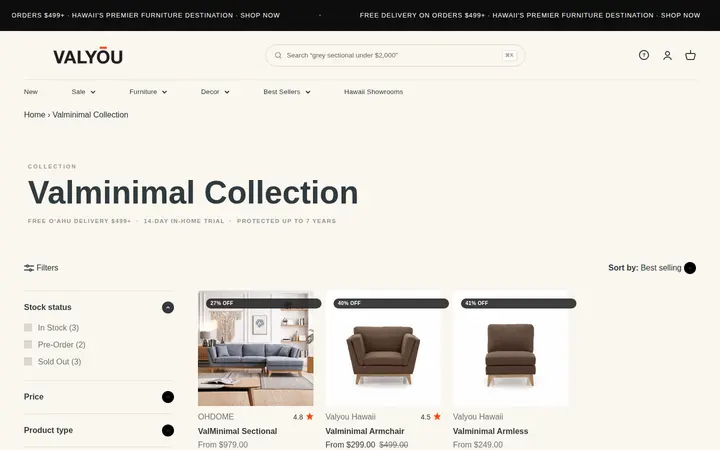 /collections/valminimal-collection — Valyou Hawaii
