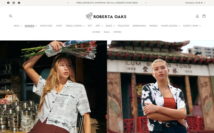 /collections/womens-camp-shirts — Roberta Oaks Hawaii