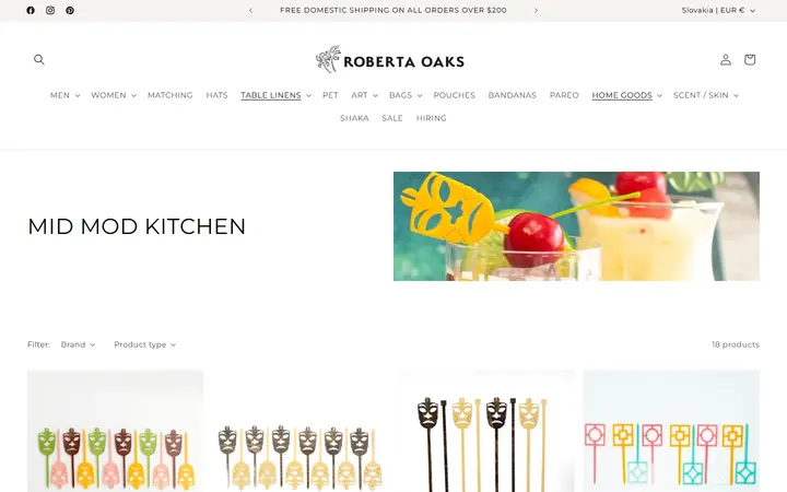 /collections/mid-century-modern-pompon-tea-towels — Roberta Oaks Hawaii