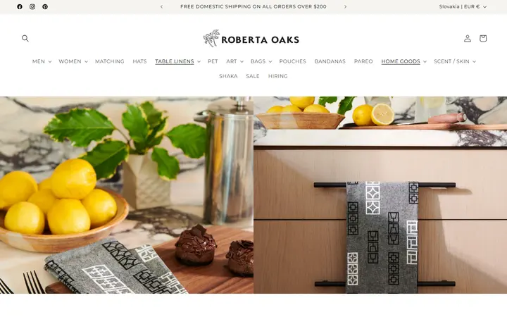 /collections/roberta-oaks-homewares — Roberta Oaks Hawaii