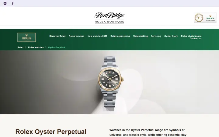 /rolex/oyster-perpetual — Rolex Boutique Ala Moana