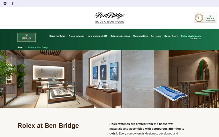 /rolex/ben-bridge — Rolex Boutique Ala Moana
