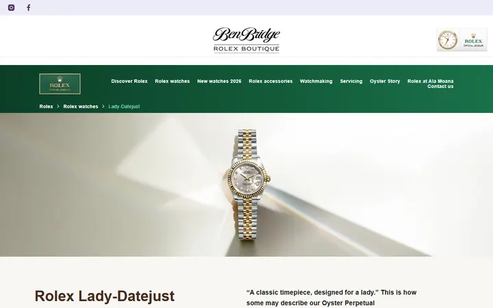 /rolex/lady-datejust — Rolex Boutique Ala Moana