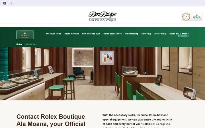 /rolex/contact-honolulu — Rolex Boutique Ala Moana