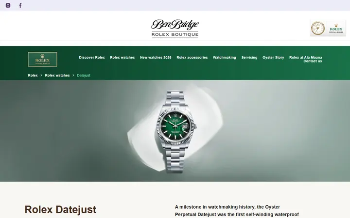 /rolex/datejust — Rolex Boutique Ala Moana