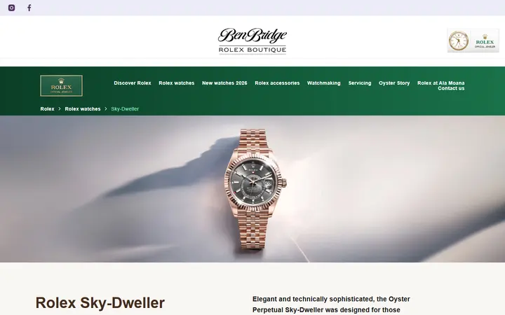 /rolex/sky-dweller — Rolex Boutique Ala Moana