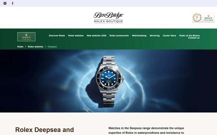/rolex/deepsea — Rolex Boutique Ala Moana