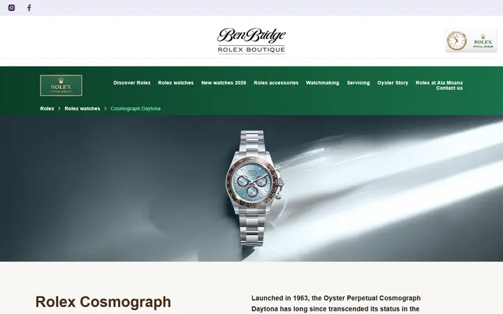 /rolex/cosmograph-daytona — Rolex Boutique Ala Moana
