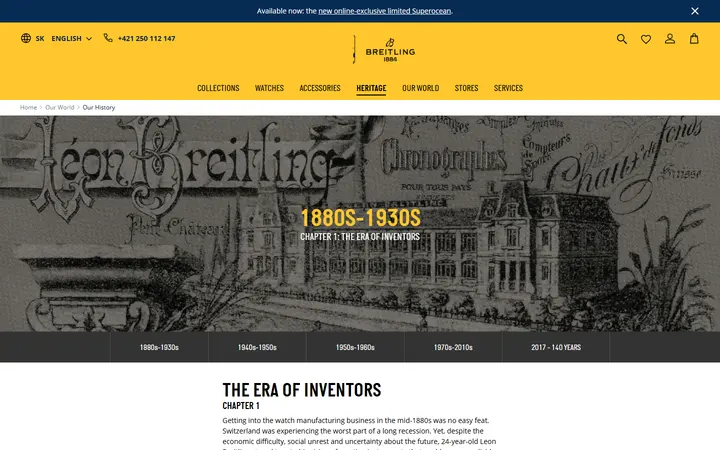 /sk-en/about/history — Breitling Boutique