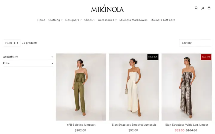 /collections/jumpsuits — Mikinola