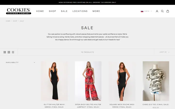 /collections/sale — Cookie's Clothing Company