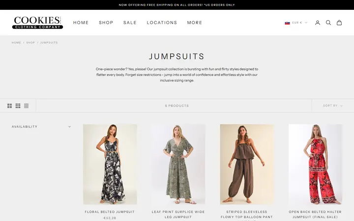 /collections/jumpsuits — Cookie's Clothing Company