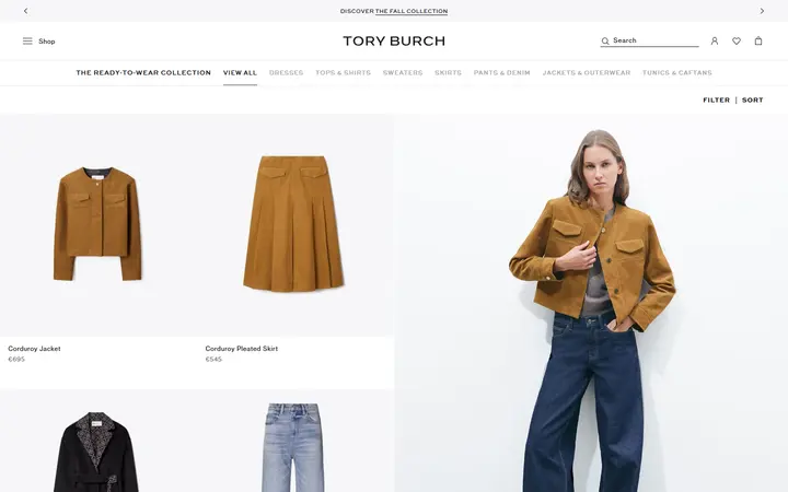 /en-eu/clothing/view-all-clothing — Tory Burch Outlet