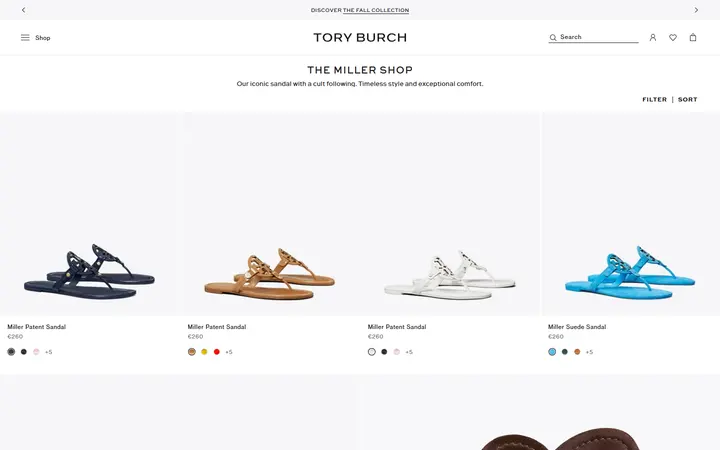 /en-eu/shoes/miller-collection — Tory Burch Outlet