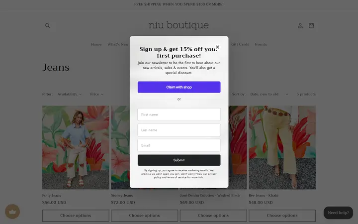 /collections/jeans — Niu Boutique