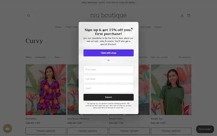 /collections/curvy — Niu Boutique