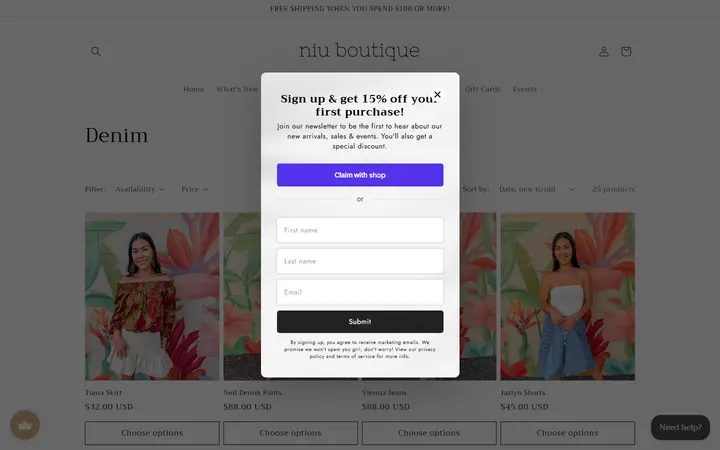 /collections/denim — Niu Boutique