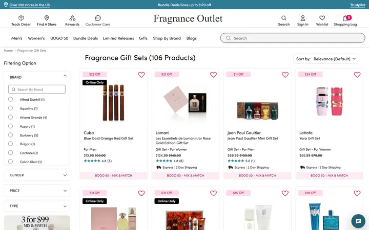 /collections/perfumes-and-colognes-gift-sets — Fragrance Outlet