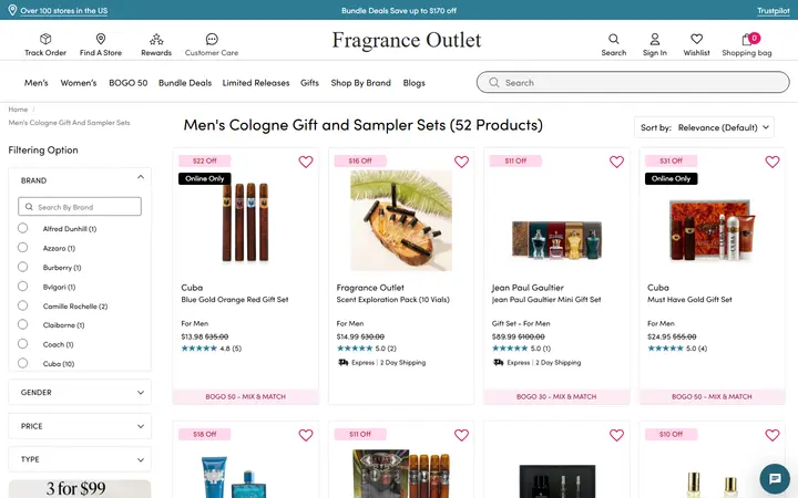 /collections/mens-cologne-gift-sets — Fragrance Outlet