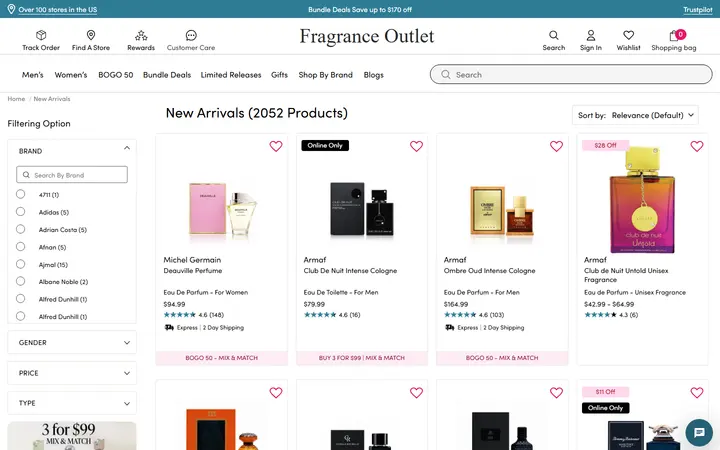 /collections/new-arrivals — Fragrance Outlet