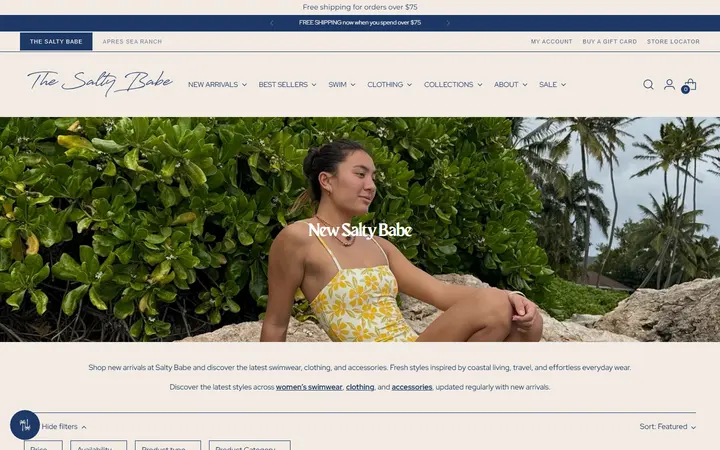 /collections/new-arrivals — The Salty Babe