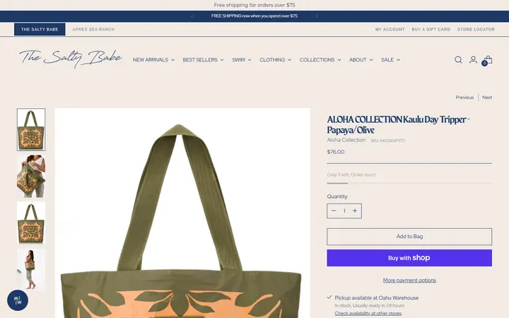 /collections/accessories/products/aloha-collection-kaulu-day-tripper-papaya-olive — The Salty Babe