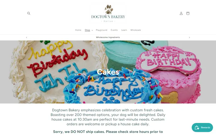 /collections/dogcakes — Dogtown Bakery