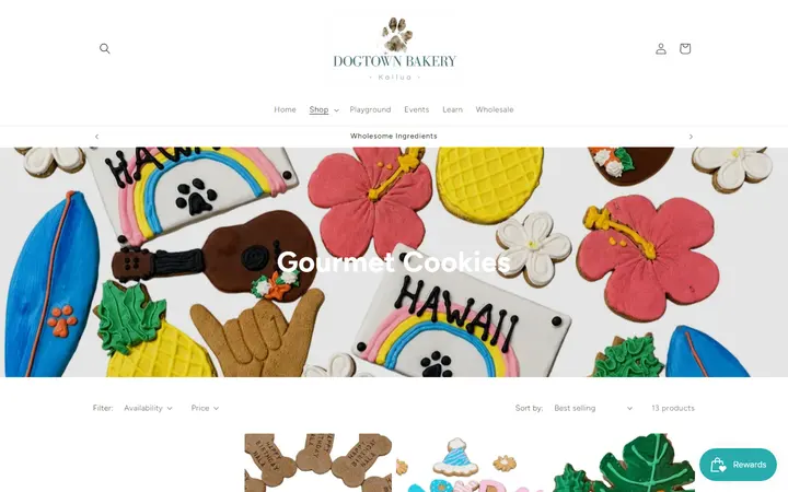 /collections/gourmetdogcookies — Dogtown Bakery