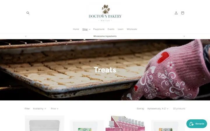/collections/organicdogtreats — Dogtown Bakery