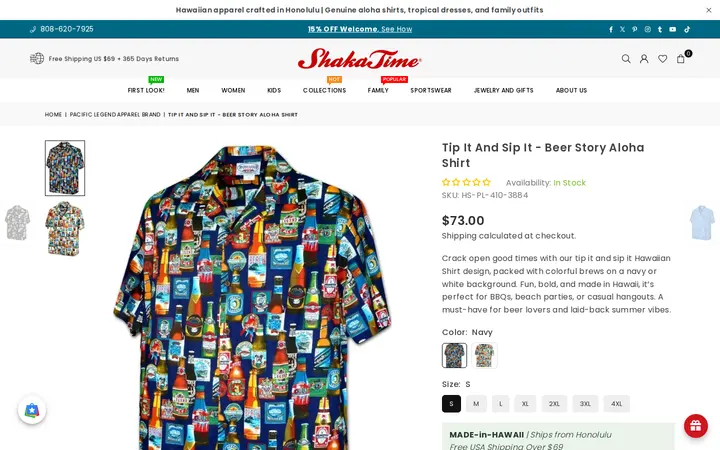 /collections/pacific-legend-apparel-brand/products/tip-it-and-sip-it-beer-story-aloha-shirt — Shaka Time Hawaii