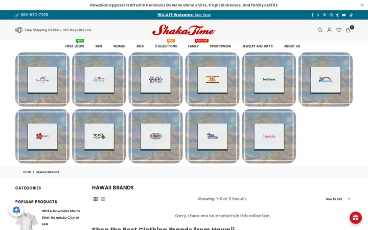 /collections/hawaii-brand-clothing — Shaka Time Hawaii