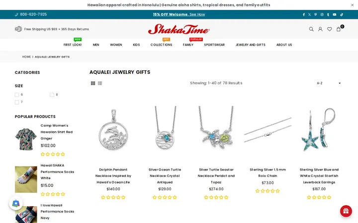 /collections/aqualei-jewelry-gifts — Shaka Time Hawaii