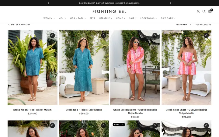 /collections/womens-clothing — Fighting Eel - Downtown