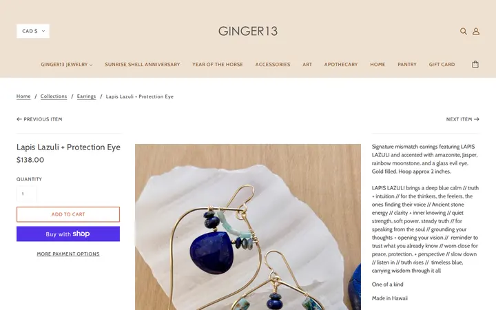 /collections/gifts/products/lapis-lazuli-protection-eye-7 — Ginger13