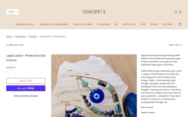 /collections/gifts/products/lapis-lazuli-protection-eye-1 — Ginger13