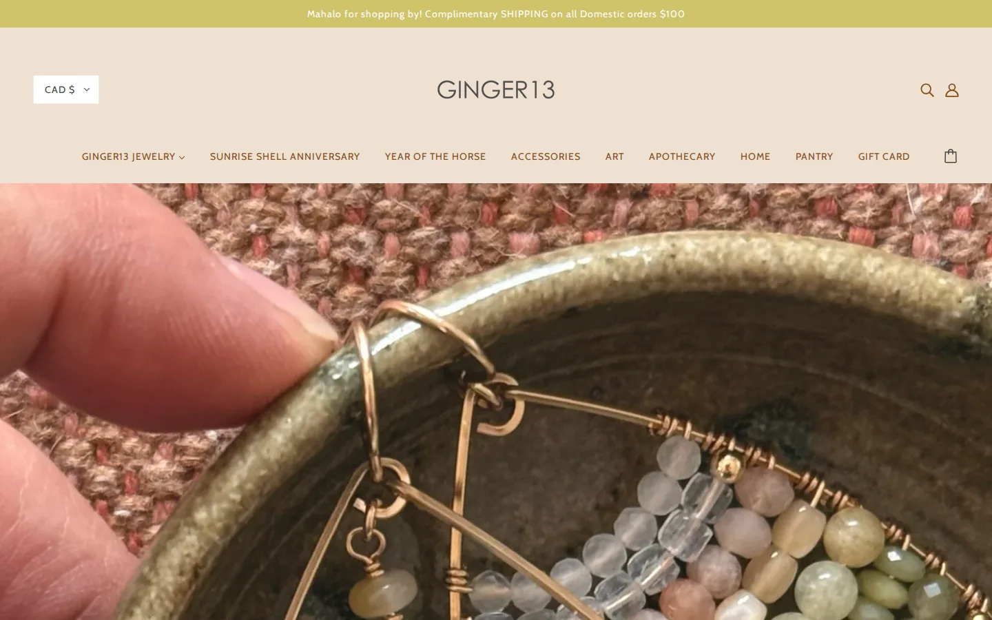 Captured website of Ginger13