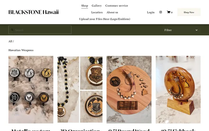 /shop/best-sellers — Blackstone Hawaii (Engraving Shop)