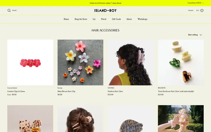 /collections/hair-accessories — ISLAND-BOY shop