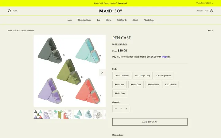/collections/new-arrivals/products/pen-case — ISLAND-BOY shop
