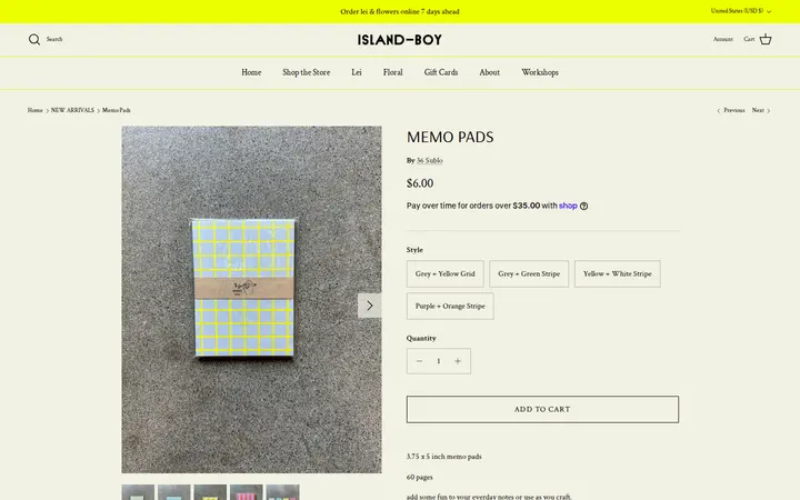 /collections/new-arrivals/products/memo-pads — ISLAND-BOY shop