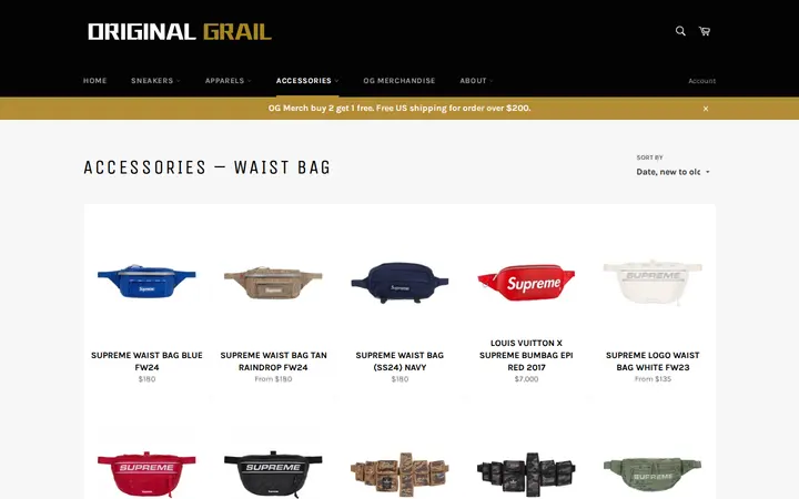 /collections/accessories-1/waist-bag — Original Grail
