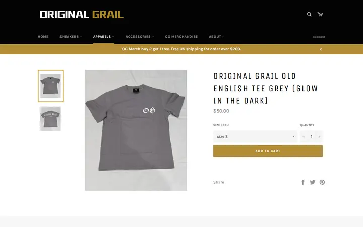 /collections/apparel/products/original-grail-old-english-tee-black-glow-in-the-dark-copy — Original Grail