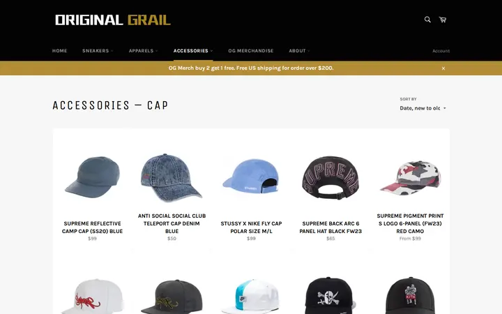 /collections/accessories-1/cap — Original Grail
