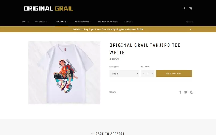 /collections/apparel/products/original-grail-tanjiro-tee-white-cid0-sku43281 — Original Grail