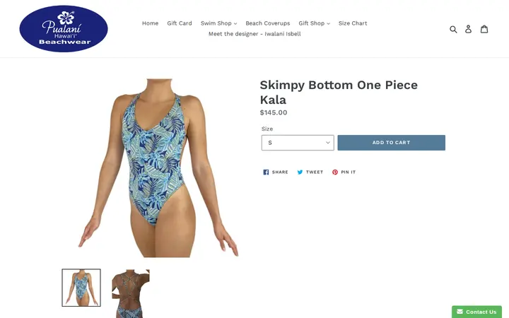 /collections/royal-collection-1/products/skimpy-bottom-one-piece-kala — Pualani Hawaii Beachwear